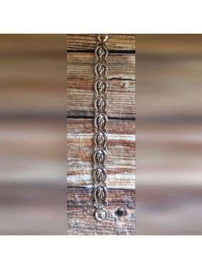Vintage Equestrian Silver Bracelet